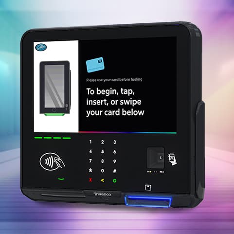 A2-09 payment terminal with usage instructions