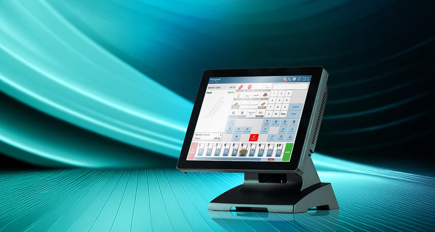 Passport software on a POS terminal