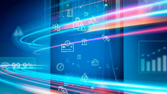 dispenser with smart features floating around it