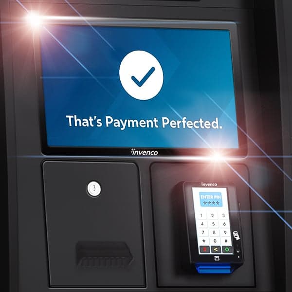 Flexpay 6 Payment terminal with a payment perfected screen